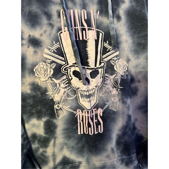 Torrid plus size 6x guns & roses tie die marbled rock band hooded sweatshirt - Picture 5 of 9